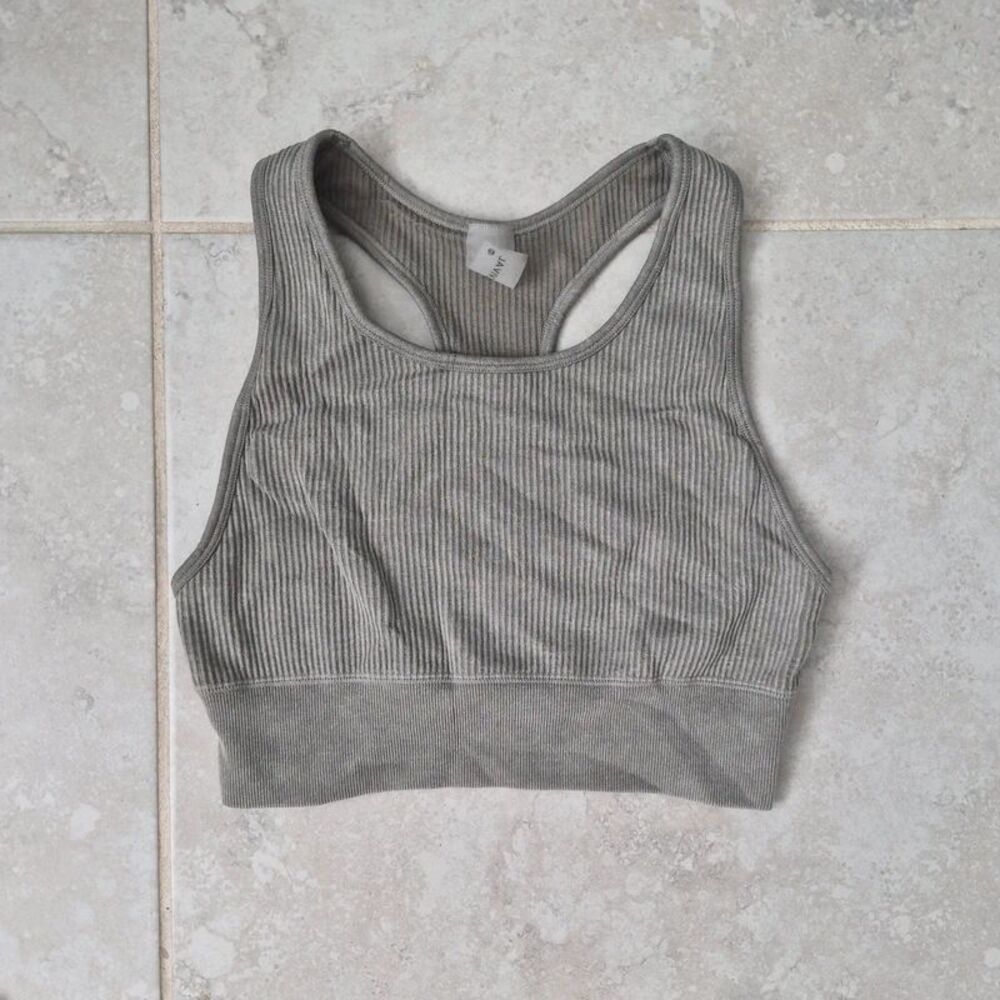 Womens Ridged Sports Bra